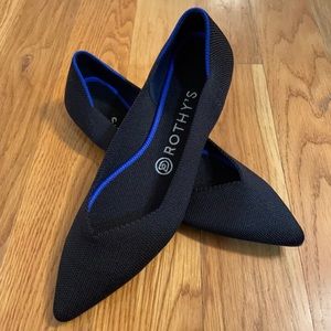 Brand new Rothy’s point flats in the box!
